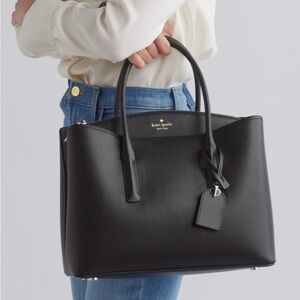 Kate Spade Margaux Lg Black Tote (New- never used)